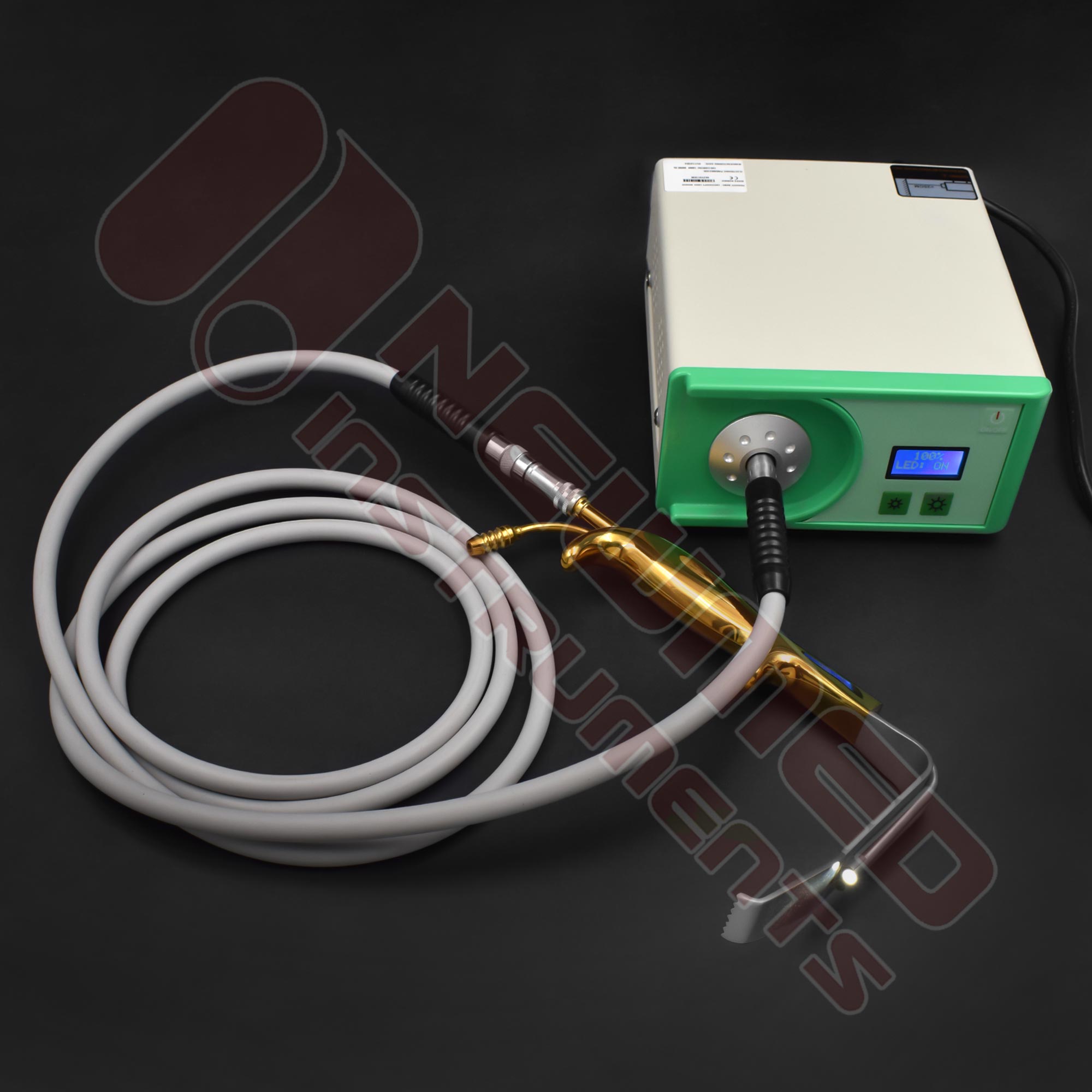 光ファイバー乳房開創器 - 光ファイバーライトコード - 外科用LED光源